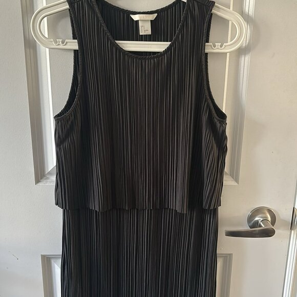 H&M Black Pleated Women’s Dress Size S - Picture 4 of 5